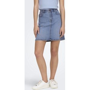 Jacqueline de Yong - Moon - Spijkerrok - Korte - Denim - Rits en Knoopsluiting