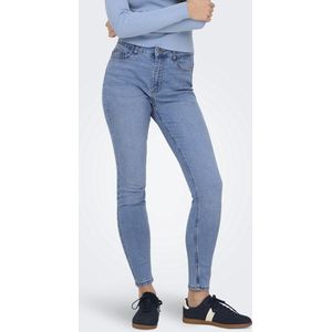 JDY - High Waist Skinny Fit Jeans - Blauw - Denim