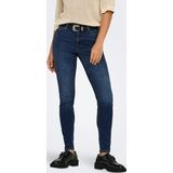 JDY - Skinny Fit Jeans - Blauw - Katoen - Mid Waist