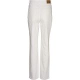 Straight-fit Jeans - Blauw - Katoen - Hoge Taille