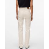 Straight-fit Jeans - Blauw - Katoen - Hoge Taille