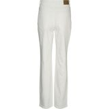 Straight-fit Jeans - Blauw - Katoen - Hoge Taille