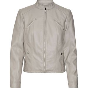 VERO MODA - VMFAVODONA - Bikerjack - Imitatieleer - Zwart