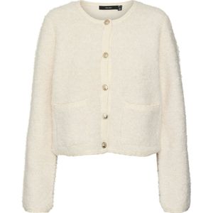 Vero Moda Vmmeza Ls o Neck Button Cardigan Ga Dames Cardigans