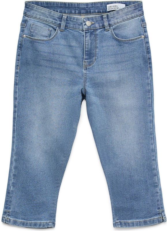 Vero Moda - Vmelly Mr Knickers - Jeans - Medium Blue - 70% Katoen