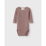 Needle Drop - Romper - Zacht - Wollen - Lange Mouwen - Drukknoopsluiting
