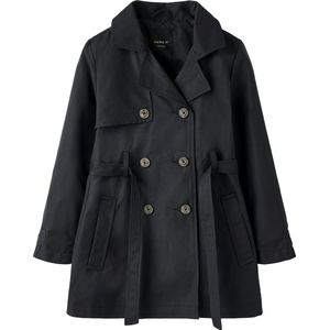 NAME IT - Trenchcoat - Geweven Stof - Lange Mouwen - Knoopsluiting