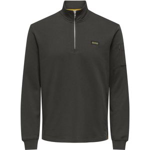 ONLY & SONS ONSDEVON REG LS HIGH NECK CS Heren Poloshirt - Maat S