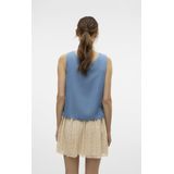 Vmfleur - Asymmetrische Top - Mouwloos - V-Hals - Regular Fit