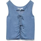 Vmfleur - Asymmetrische Top - Mouwloos - V-Hals - Regular Fit