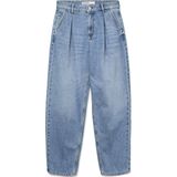 Vmetna - High Rise Barrel Fit - Jeans - Stonewash - Faded Look