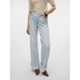 Kathy - Wide Fit Jeans - Casual - Blauw - Katoen