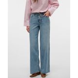 Vmremy - Mid Rise Straight Fit Jeans - Stonewash - Wide Fit