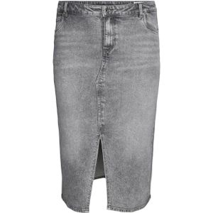 Vmcveri - High Waist - Denim Rok - Stonewash - Lange Rok