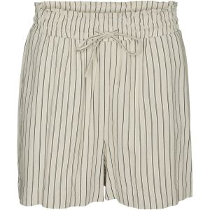 Paperbag Shorts - Kort - Beige - 55% LENZING™ ECOVERO™ Viscose, 45% Linen
