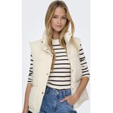 Only - Bodywarmer - Birch - ONLNEWDOLLY CORDUROY WAISTCOAT