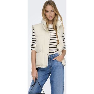 Only - Bodywarmer - Birch - ONLNEWDOLLY CORDUROY WAISTCOAT