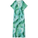 Vero Moda Vmvade Ss V-Neck Ankle Dress Bosphorus GROEN S