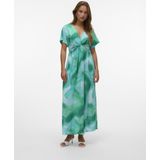Vero Moda Vmvade Ss V-Neck Ankle Dress Bosphorus GROEN S