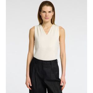 Tanktop met plooien, model 'TENNY'