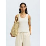 SELECTED - SLFAnna - Haltertop - Wolwit - Mouwloos