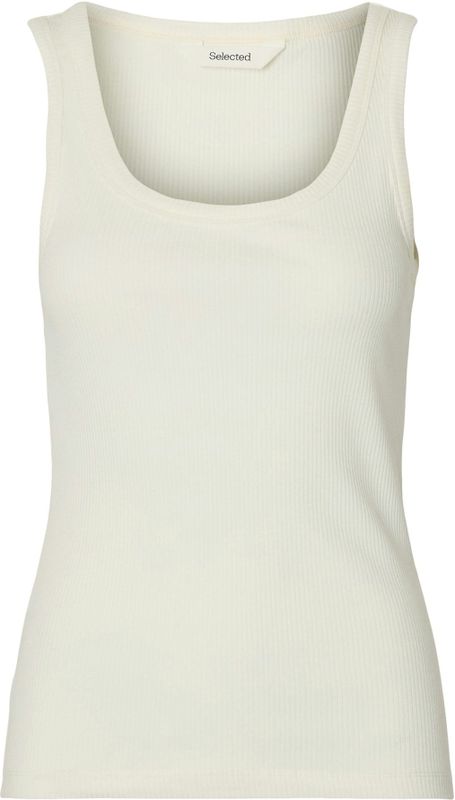 SELECTED - SLFAnna - Haltertop - Wolwit - Mouwloos