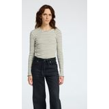 Selected - Anna T-shirt - Met Lange Mouwen - Zwart - Katoen