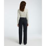 Selected - Anna T-shirt - Met Lange Mouwen - Zwart - Katoen