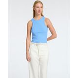 Tanktop - Ronde Hals - Korte Mouwen - Zwart - 95% Biologisch Katoen