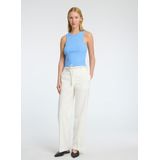 Tanktop - Ronde Hals - Korte Mouwen - Zwart - 95% Biologisch Katoen