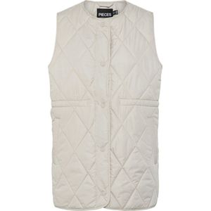 PIECES - PCSTELLA - Bodywarmer - Zilvergrijs