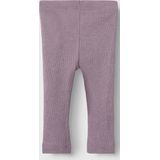 Legging - Zwart - Ribstof - Biologisch Katoen