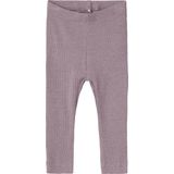 Legging - Zwart - Ribstof - Biologisch Katoen