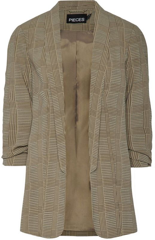 Crockery - Blazer - 3/4 Mouwen - Ruimvallend - Sjaalkraag