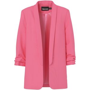pieces Blusenblazer "PCBOSELLA 3/4 BLAZER NOOS", mit Faltendetail am Ärmel