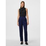 Pieces Ankle Pckamil-Pant enkelhoge broek HW Noos, Overzees blauw, XS x 30L dames, Overzeese Blauw, XS x 30L