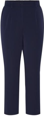 Pieces Ankle Pckamil-Pant enkelhoge broek HW Noos, Overzees blauw, XS x 30L dames, Overzeese Blauw, XS x 30L