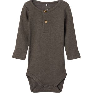 Lange Mouwen Rib Romper