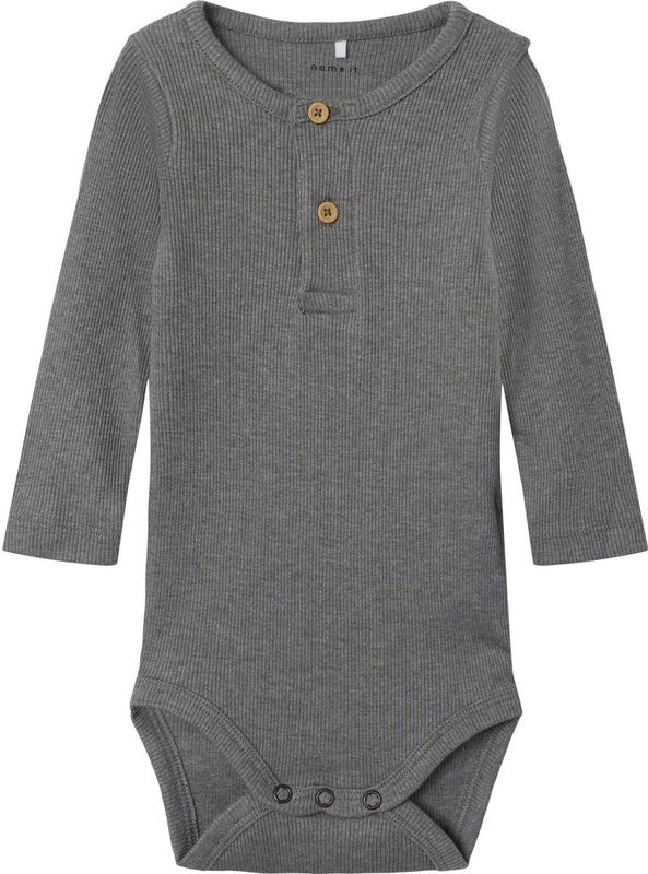 Name It - NBMKAB LS BODY NOOS - Rompertje - Mockingbird - Lange Mouwen