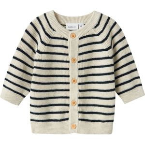 Gebreide Cardigan - Grijs - Katoen - Regular Fit