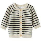 Name It - NbmMast - Cardigan - Gebreid - Peyote Melange met Strepen