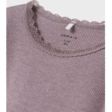 Name It - NbfKab - Romper - Elderberry/Melange - Katoen