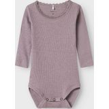 Name It - NbfKab - Romper - Elderberry/Melange - Katoen