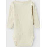 Lange Mouwen Rib Romper - Body - Kleur - Materiaal