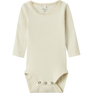 Lange Mouwen Rib Romper - Body - Kleur - Materiaal