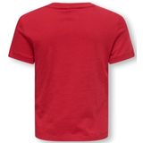 ONLY - CANDY - T-shirt - Equestrian Red - Regular Fit