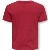 ONLY - CANDY - T-shirt - Equestrian Red - Regular Fit