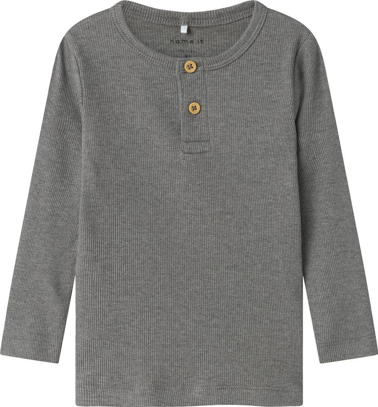Name It mini jongens longsleeve KAB Mockingbird MELANGE Regular Fit