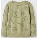 Sweatshirt - Herhaling van Print - Ronde Hals - Lange Mouwen - Regular Fit