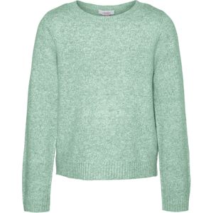 Vero Moda Girl Vmdoffy Ls Ga Noos meisjesblouse met ronde hals, vogelgroen, 134-140, Birds Egg Green